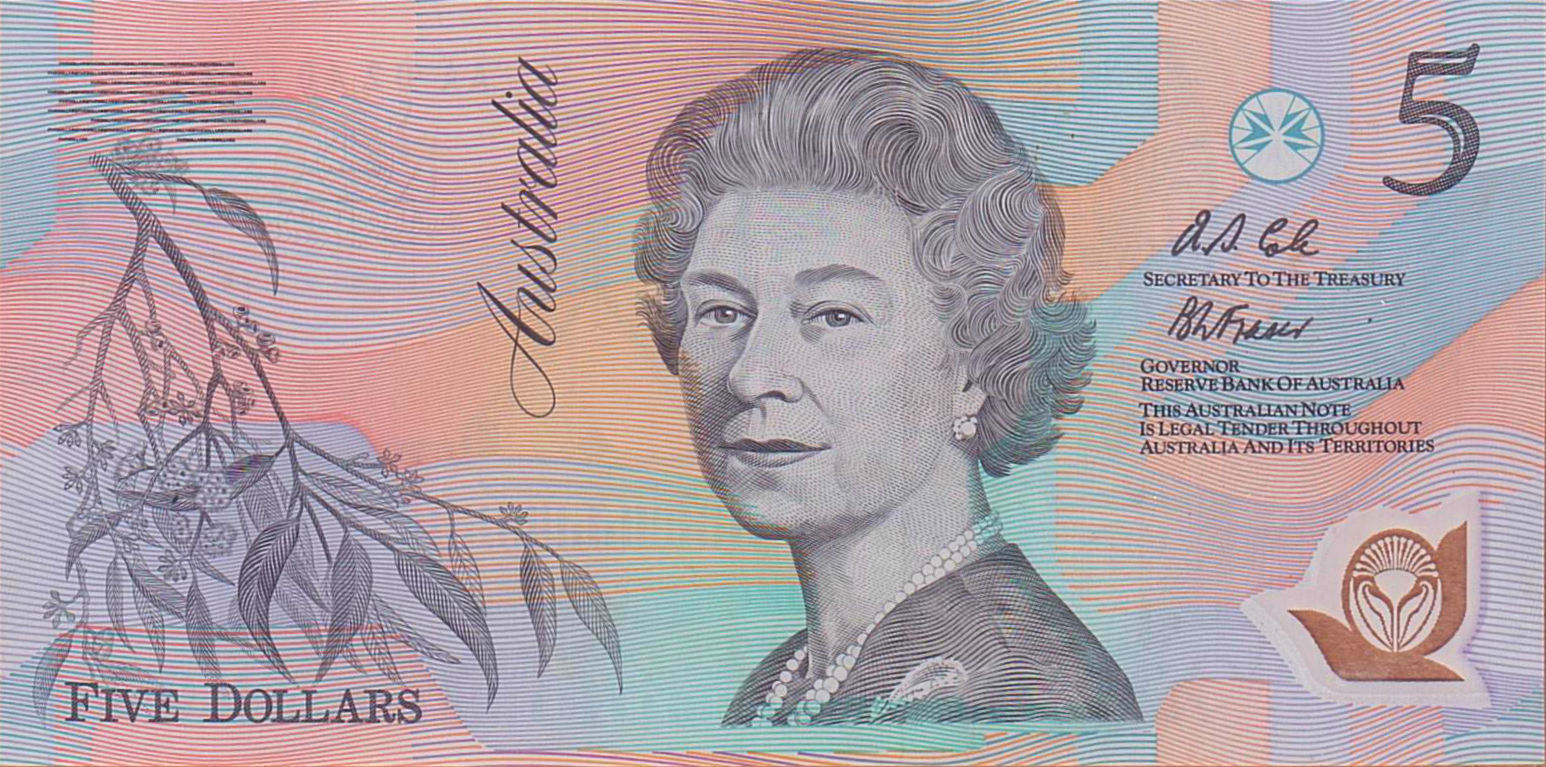 Australia 5 1992 UNC P-50/a